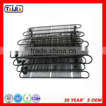 wire on tube condenser for industrial refrigerator