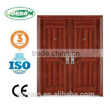 double steel swing door