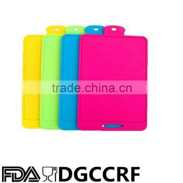 Non Slip Food Grade Vegetable Silicone Chopping Board And Cutting Board