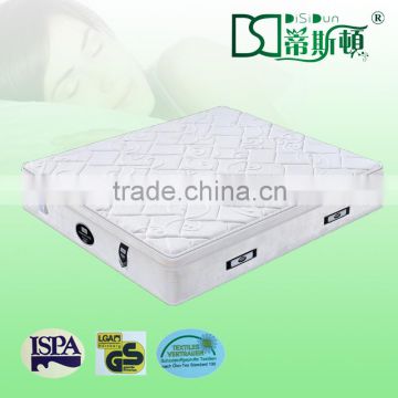 2015 7 zone pocket spring mattress natural latex rubber mattress