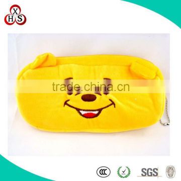 High quality OEM branded pencil case wholesale, custom plush soft plush pencil case