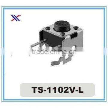 micro tactile switch TS-1102V-L,round head buttontact switch