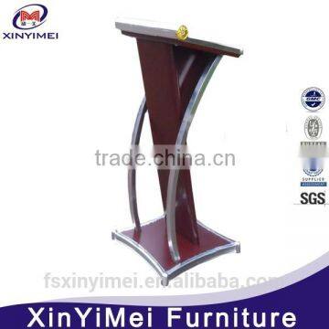 Good quality hotel wooden pulpit, hotel podium, hotel rostrum XYM-P12