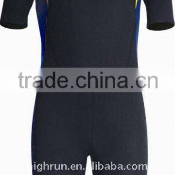 (Hot Selling)Men's Neoprene Short Sleeve Surf Suit/Custom Neoprene Shorty Wetsuit