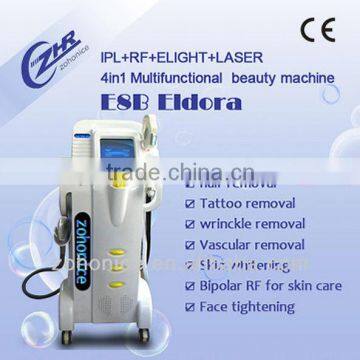 E8B shr elight / shr hair removal / e-light ipl rf nd yag laser multifunction machine