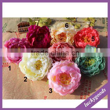 stage decor colorful large artificial flower heads wholesale