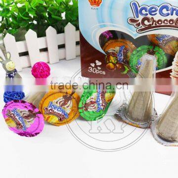 New Chocolate And Biscuit In Cone Cup