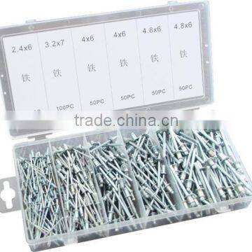 TC BV Certification 400pc Hardware Assorted Steel Rivets Box