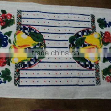 velour printed kitchen towel/tea towels for high quality