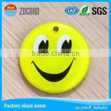 customized shape13.56khz NFC smart tag rfid epoxy keyfob