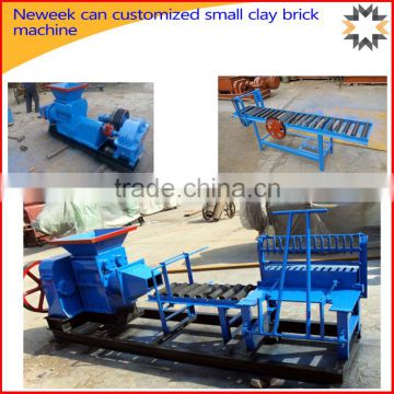 Neweek can customized small clay brick machine