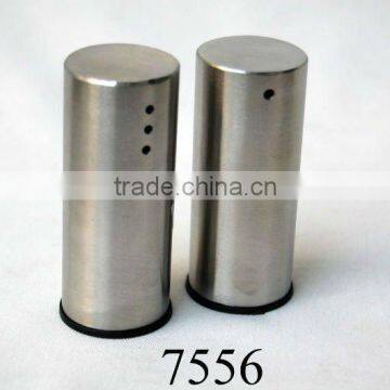 Stainless steel salt & pepper shake