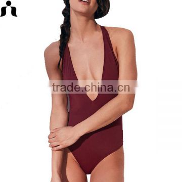 2016 OEM one -piece bathing suits ,lady swim wear