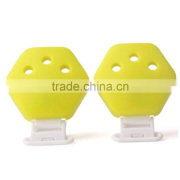 Promotion Gift Hexagon Baby Pacifier Chain Clamp Silicone Gel photo-2
