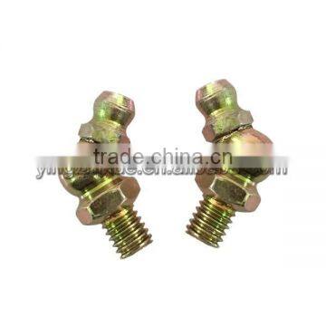 M6x1 45degree Grease Gun Zerk Fitting Yellow Zinc Plated photo-4