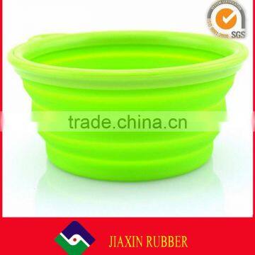 Colourful Foldable Silicone Dog Bowl, Silicone Pet Bowl, Silicone Collapsible Bowl photo-3