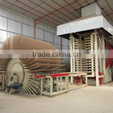 Well sell particle board production line/hot press&star cooler