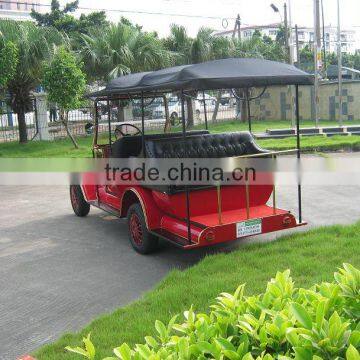 4 Wheel Drive 8 Seater Electric Sightseeing Vintage Tourist Car photo-6