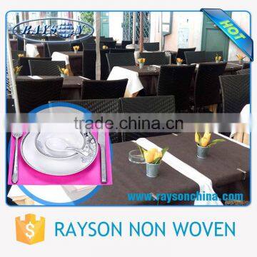 Ecological PP Woven Disposable Table Cover for Dining Use photo-3