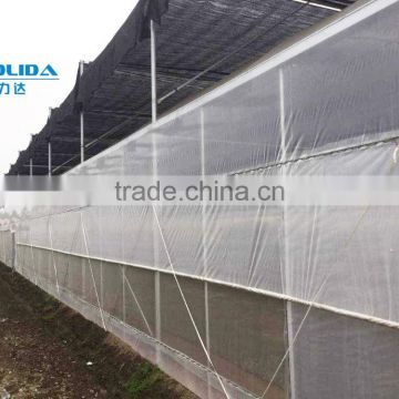 Arc multi span Polyethylene greenhouse PE film greenhouse for tomato cucumber flower horticulture