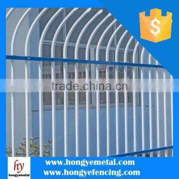 Powder Coated Modern Garden Fence Horizontal Aluminum Fence