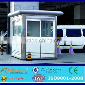 high quality prefab steel frame modular police kiosk