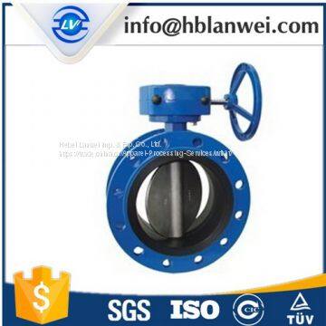 Worm Gear Double Flange Butterfly Valves