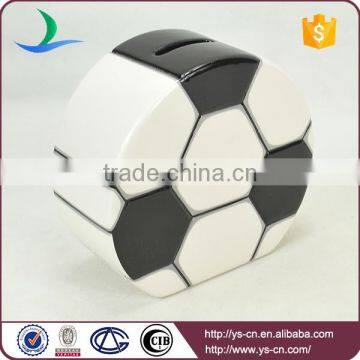 Cute Football Shape Ceramic Money Safe Box photo-4