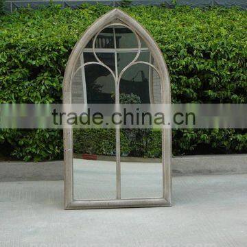 Rustic Garden Outdoor Wall Mirror Chapel Window Design