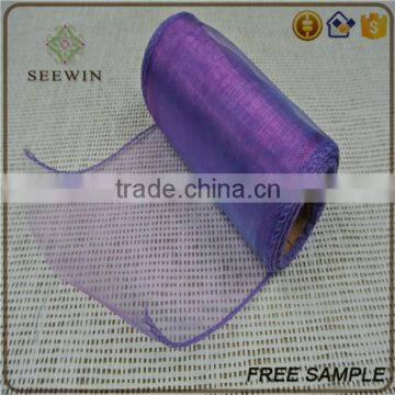Wholesale Decorative Transparent Cut Felt Organza Fabric Ribbon photo-3