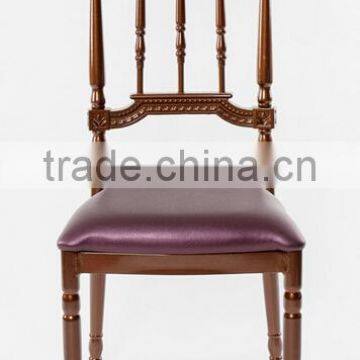 Wholesale Quality Stackable Aluminum Fancy Royal Wedding Chair QL-D907 photo-2