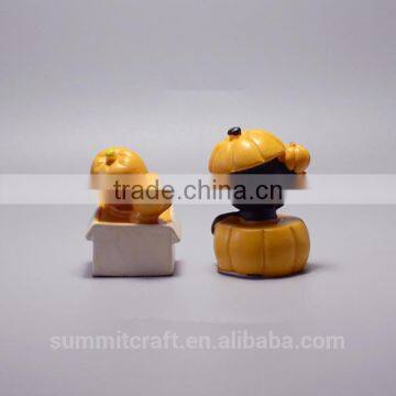 Halloween Decoration Resin Collectible Mini Pumpkin Figure Toy photo-3