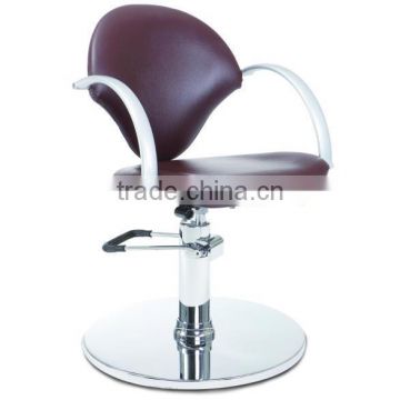 Round Base Modern Hydraulic barber chair hair cutting chairs with pedal wholesale barber supplies F-2113