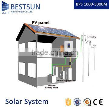 BESTSUN 1kw Hybrid Solar Power System Home photo-6