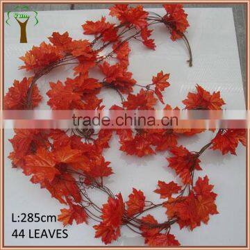 artificial red maple vine for landscape decoration