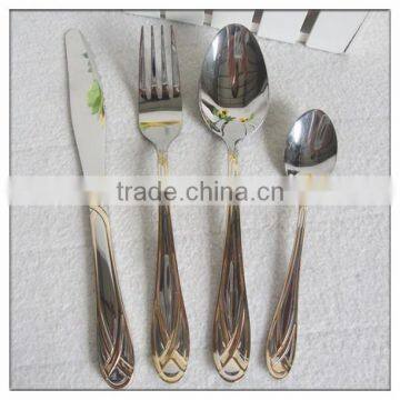 Silver Spoon Fork Knife Cutlery Set With Low Price photo-2