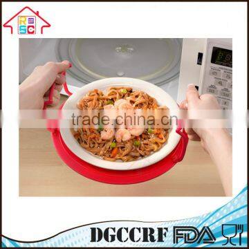 NBRSC Kitchen Plastic Multi Function Microwave Tray Food Dish Plate Stand Rack Wholesale photo-5