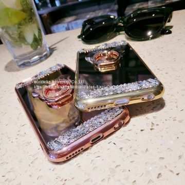 Electroplating Silicone Cell Phone Shell Diamond Mobile Phone Cases for IPhone7/7Plus/6/6s/6plus/6splus Soft Tpu Housing photo-5