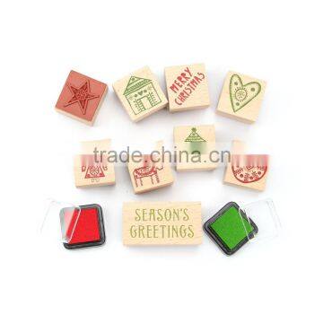 Beautiful design custom mini wooden Kids stamp