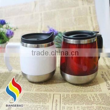 Cheap Gift Double Wall Stainless Steel Mug With Handle photo-3