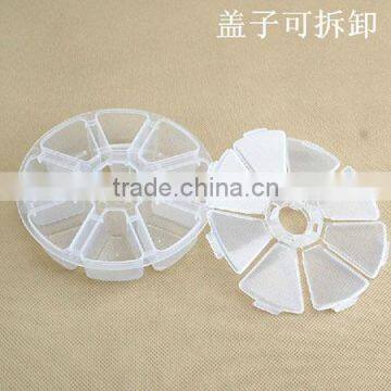 10cm Round 8 in 1 DIY Coils Box Plastic Storage photo-3