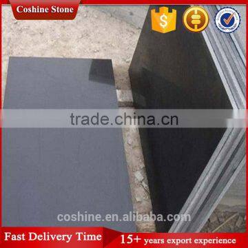 Suitable interior decoration natural material China dyed black granite half slab