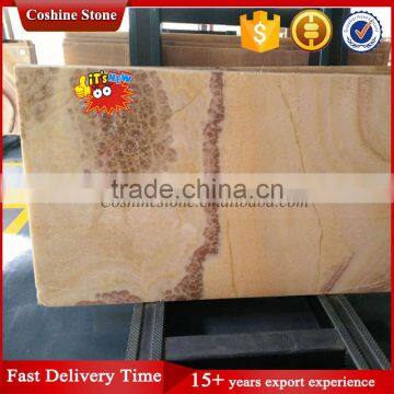 Easy designed brown yellow honey onyx marble slabs