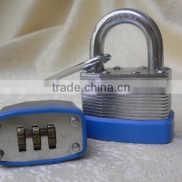 Keyed alike and Master Key Laminated Aluminum Padlock with brass keys or steel keys