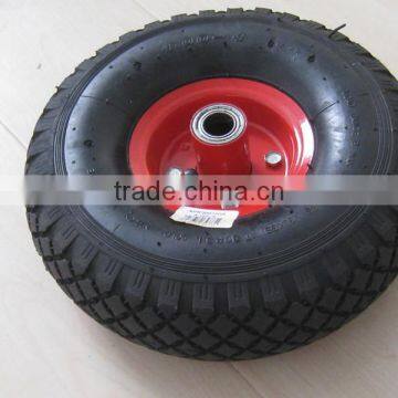 china wheelbarrow steel rim rubber wheel tyre