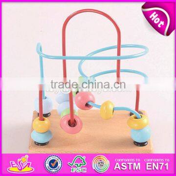 2017 New Design Educational Kids Play Wooden Toy Bead Maze W11B135 photo-3