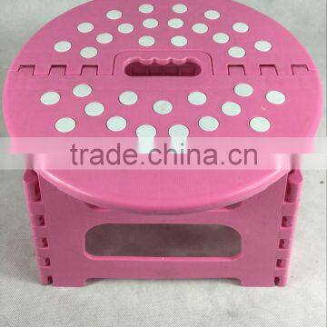 Plastic Round Mini Portable Folding Stool for Kids