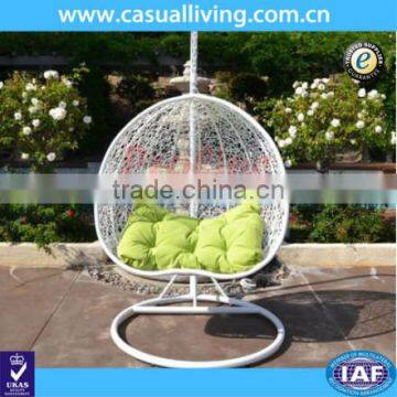 Patio Wicker Rattan Swing Lounge Chair Hammock Egg Shaped Swing