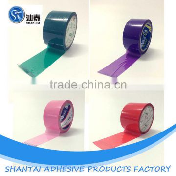 2016 wholesale super quality colorful bopp tape for bag sealing