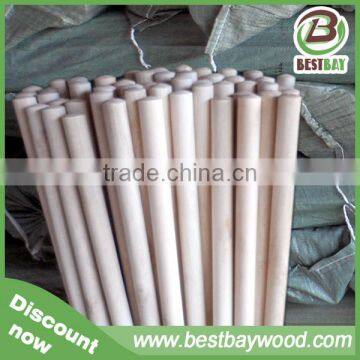 Customized Natural Wooden Broom Handle 2.2cm 2.5cm photo-2